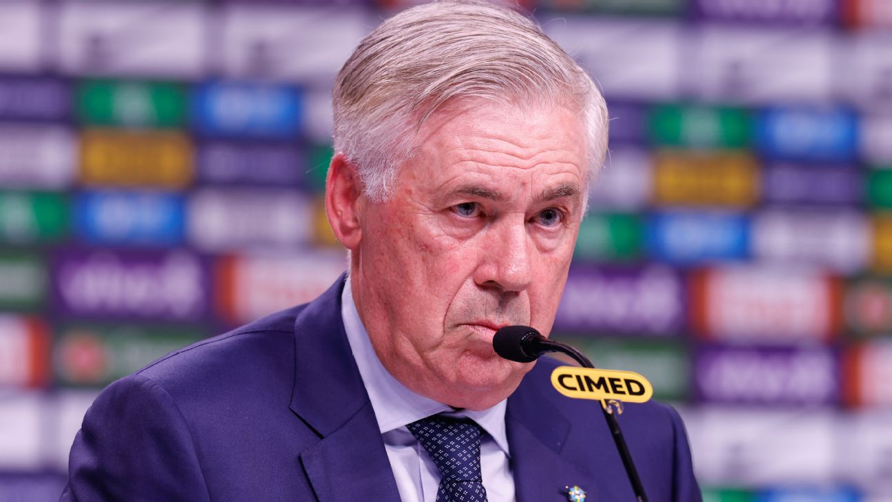 Carlo Ancelotti convoca seleção brasileira para amistosos na Europa