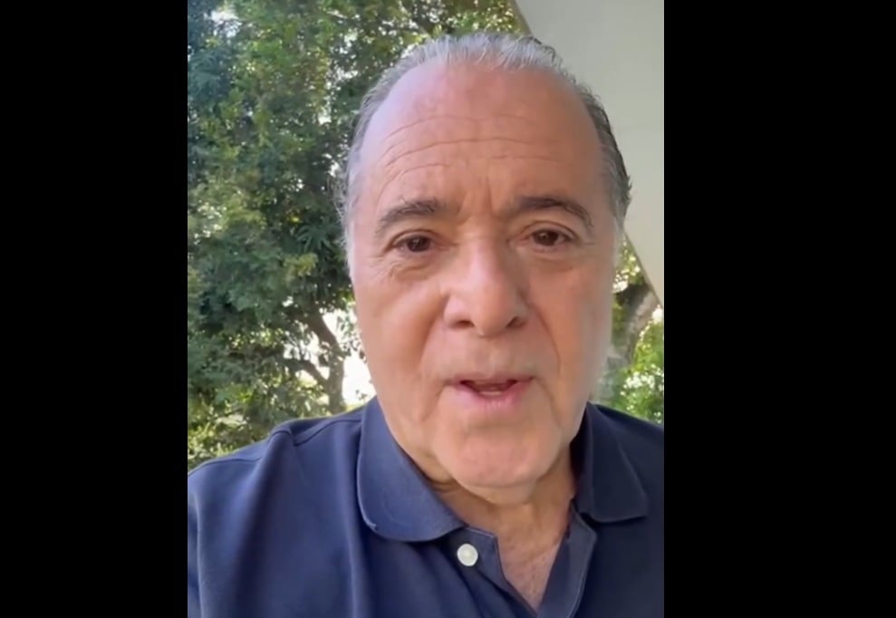 Tony Ramos envia vídeo a Tânia Maria, atriz potiguar de 'O Agente Secreto'