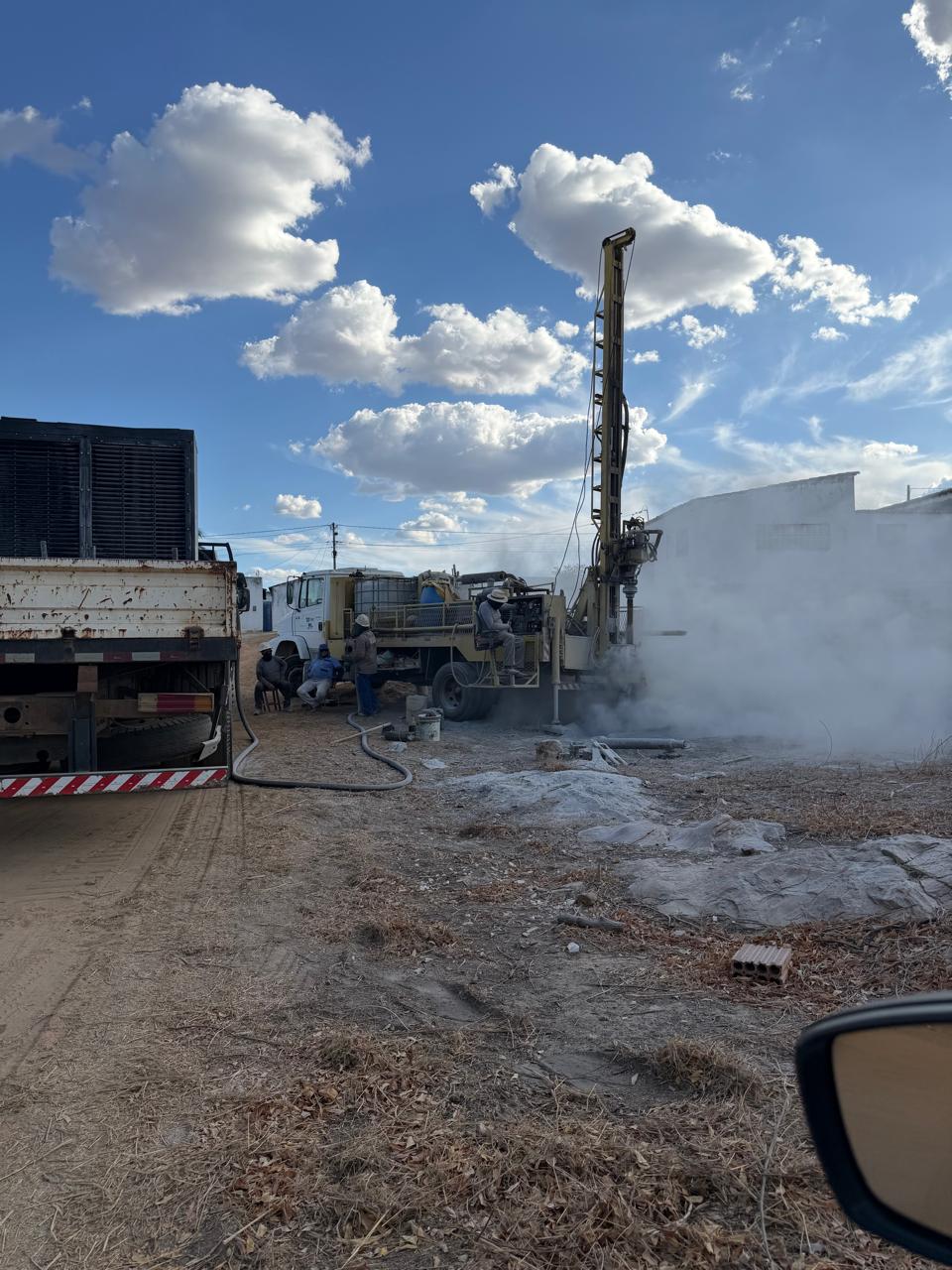 RN inicia perfuração de 12 poços em São João do Sabugi contra crise hídrica