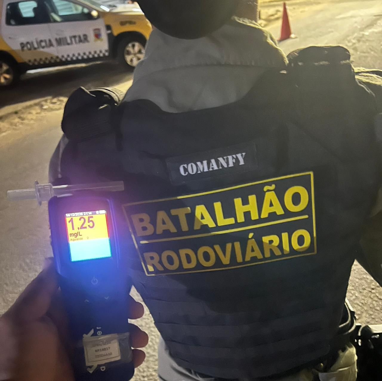 Motorista é preso em Extremoz com álcool no sangue quase quatro vezes o limite legal