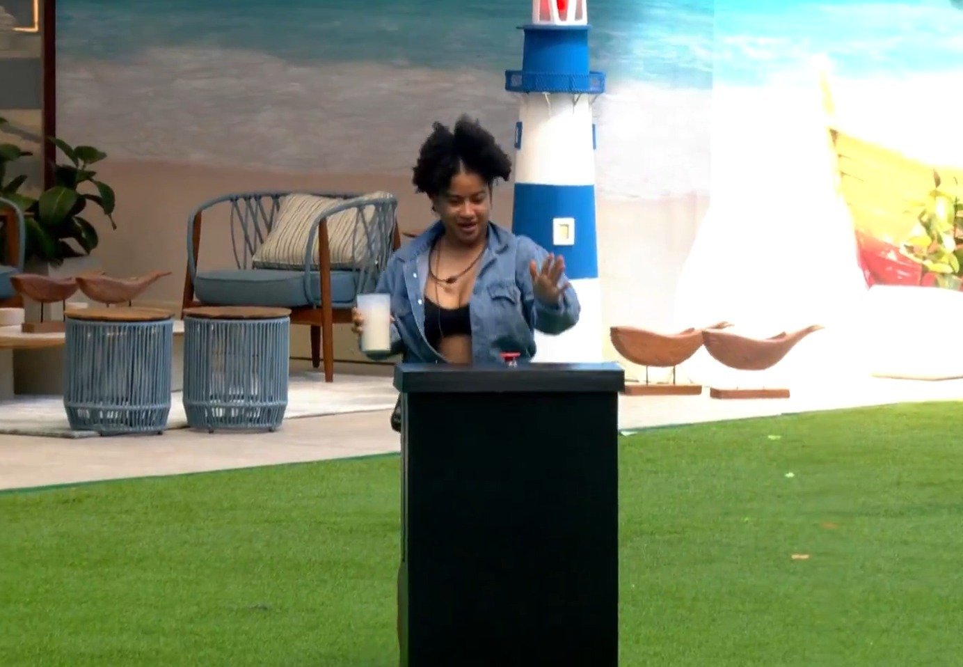 Milena aciona botão misterioso no BBB 26 e altera dinâmica do jogo