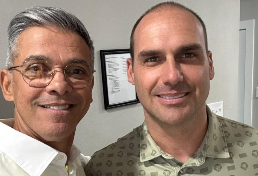 Coronel Azevedo se reúne com Eduardo Bolsonaro nos EUA para discutir pautas políticas