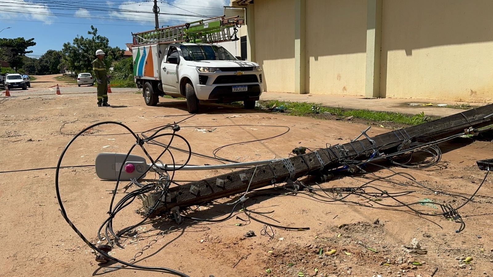 Colisões contra postes deixam mais de 75 mil sem energia no RN em 2026