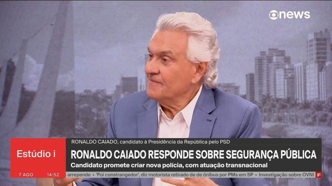 Ronaldo Caiado propõe polícia sul-americana contra crime organizado